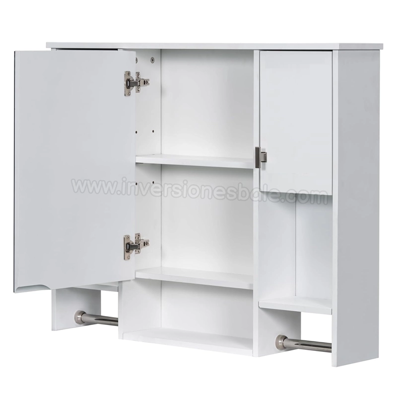 BOTIQUIN DE BAÑO CON ESPEJO MISTY NEGRO DIBA MUEBLES - 3