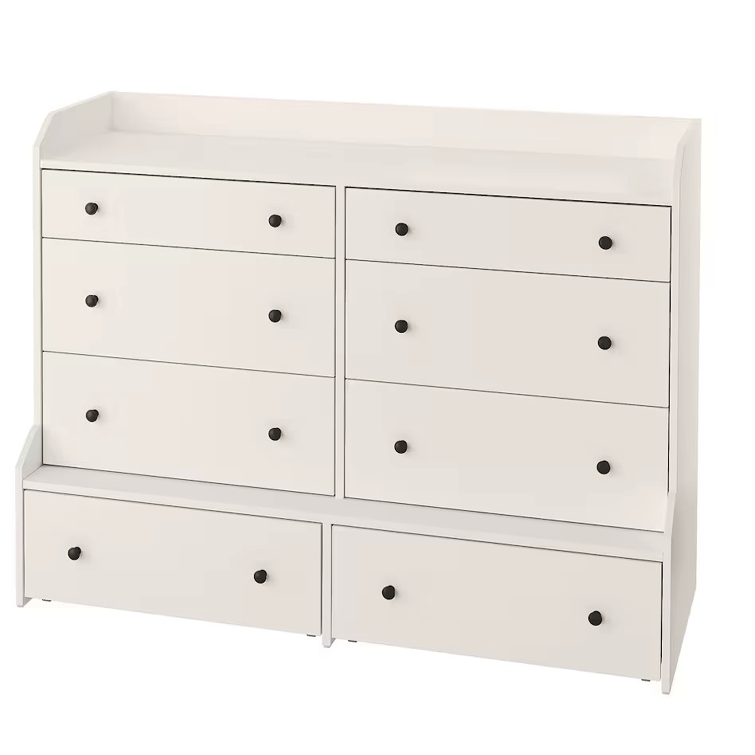 COMODA MODERNA ANIBAL 8CJ BLANCO DIBA MUEBLES - 1