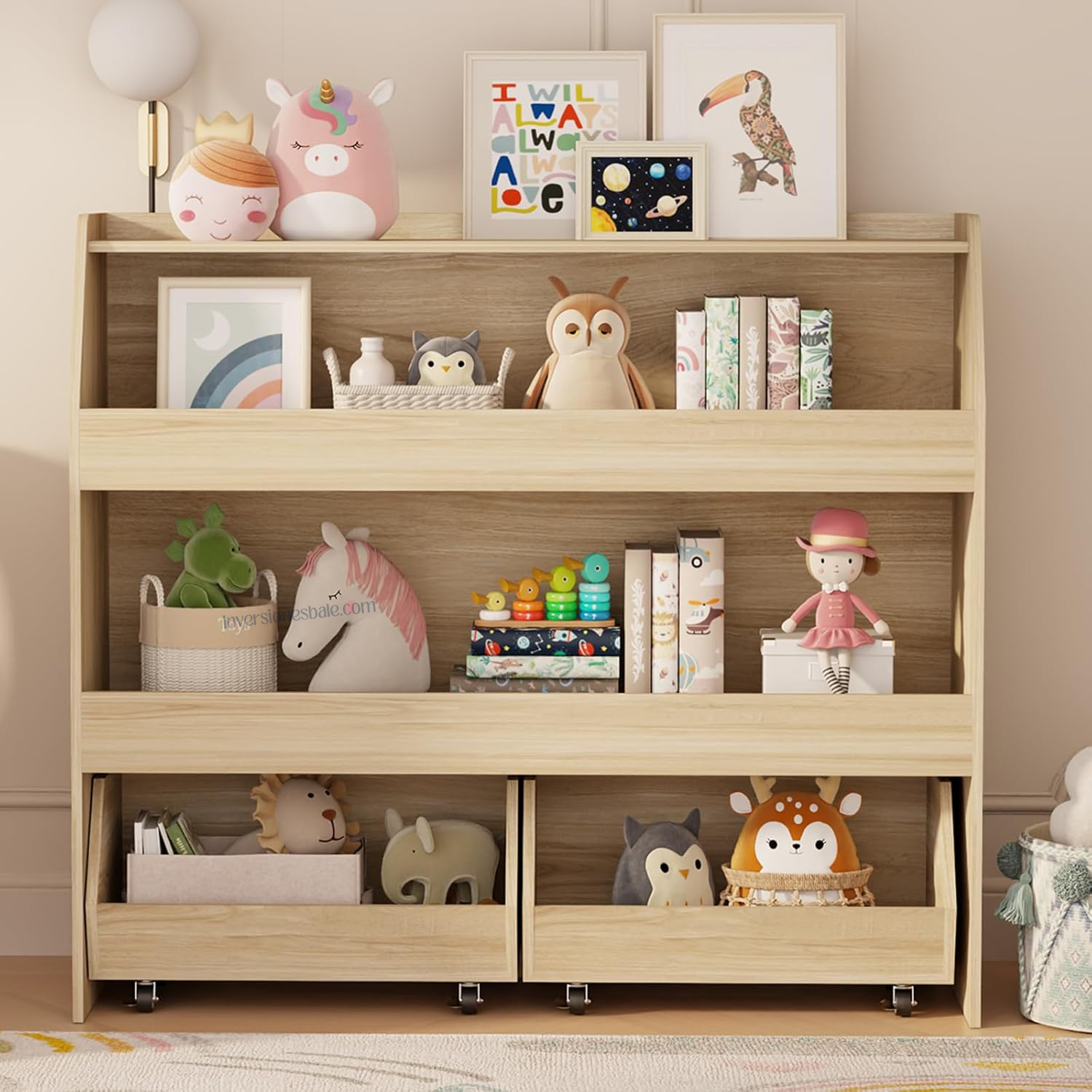 LIBRERO ORGANIZADOR INFANTIL PETY DUNA ARMADO - DIBA MUEBLES - 2