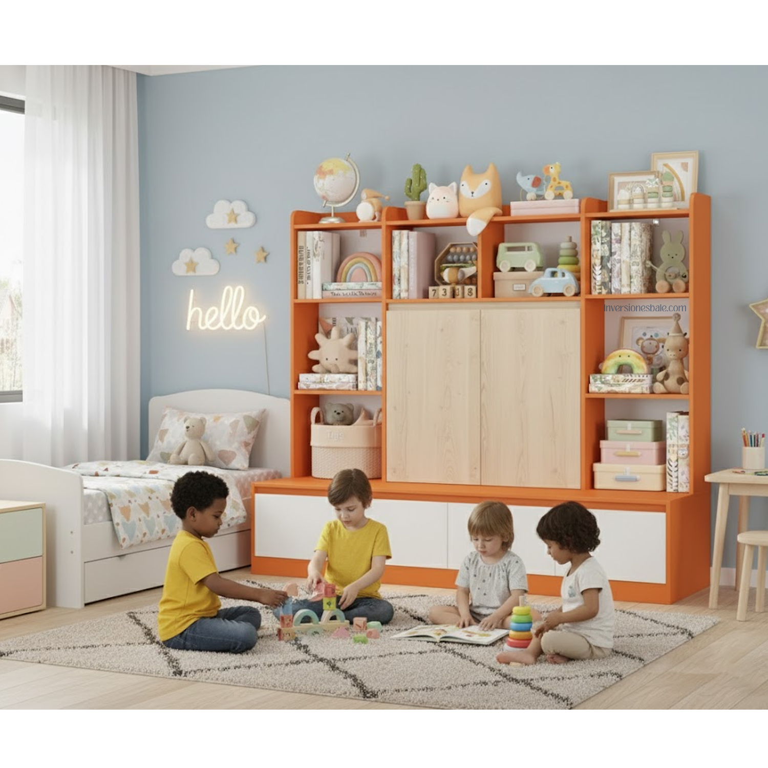 ESTANTE MULTIUSOS INFANTIL TANSY - DIBA MUEBLES - 2