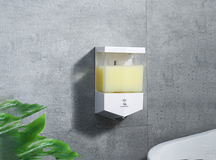 DISPENSADOR JABÓN EXORIAM MODERNO BLANCO DE 600 ML - 2