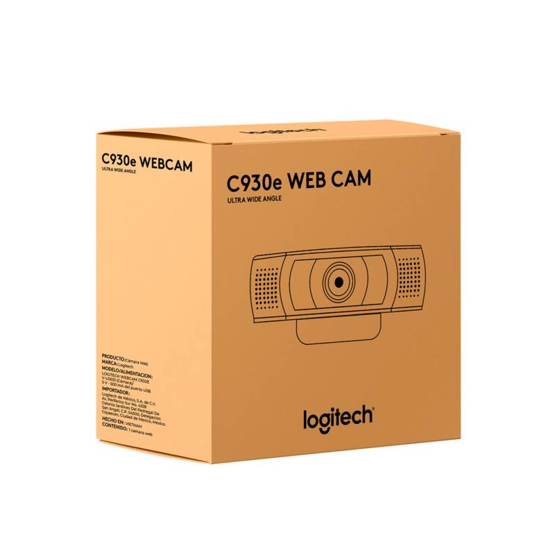 CAMARA WEB CAM LOGITECH C930E FULL HD 1080P 90° ANGULO VISIÓN - 4
