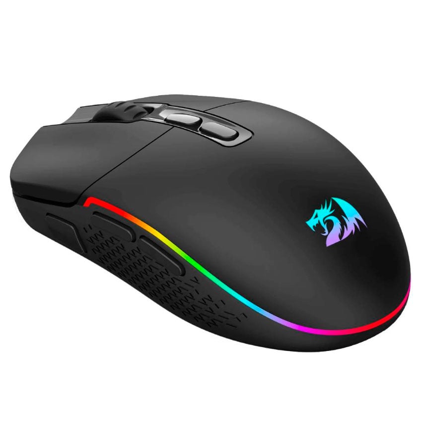 MOUSE REDRAGON INVADER PRO M719RGB WIRELESS BLACK - 2