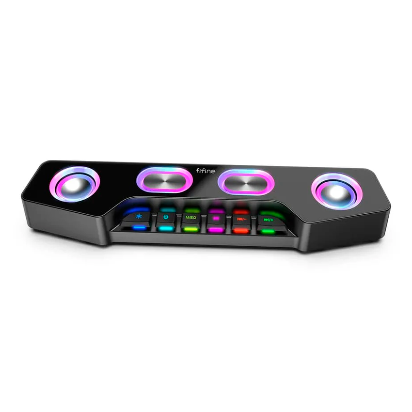 PARLANTE BLUETOOTH FIFINE A16 CON LUCES RGB Y SONIDO SURROUND - 1