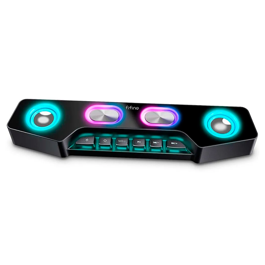 PARLANTE BLUETOOTH FIFINE A16 CON LUCES RGB Y SONIDO SURROUND - 5