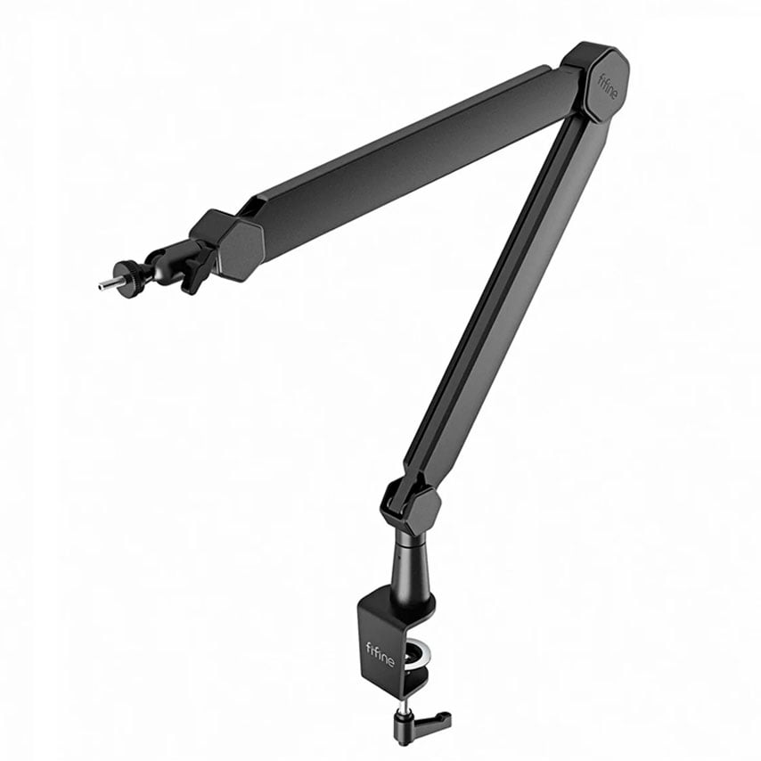 BRAZO DE MICRÓFONO FIFINE BM66 BLACK CON SOPORTE DE HASTA 2KG - 1