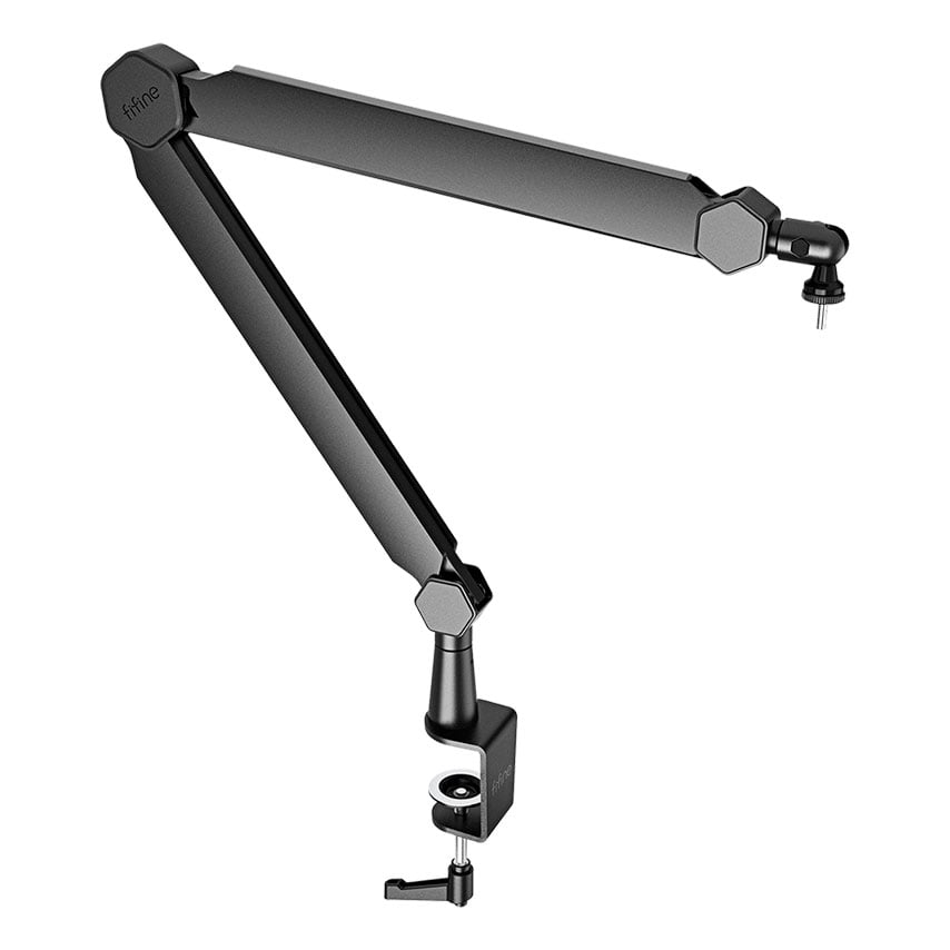 BRAZO DE MICRÓFONO FIFINE BM66 BLACK CON SOPORTE DE HASTA 2KG - 2