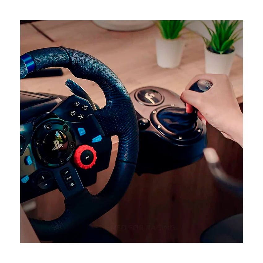 VOLANTE PARA VIDEOJUEGOS LOGITECH G KIT G29 + PALANCA DE CAMBIOS COLOR NEGRO - 3