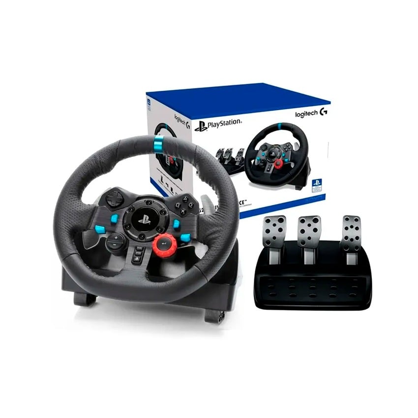 VOLANTE PARA VIDEOJUEGOS LOGITECH G KIT G29 + PALANCA DE CAMBIOS COLOR NEGRO - 4