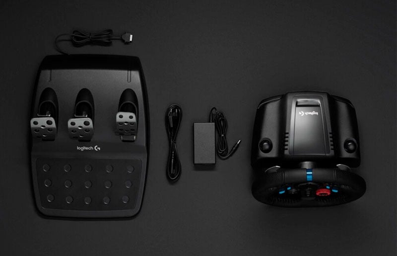 VOLANTE PARA VIDEOJUEGOS LOGITECH G KIT G29 + PALANCA DE CAMBIOS COLOR NEGRO - 6