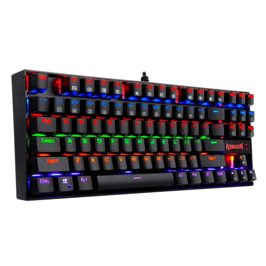 TECLADO REDRAGON KUMARA RAINBOW, SPANISH K552-KR-SP BLACK - 1
