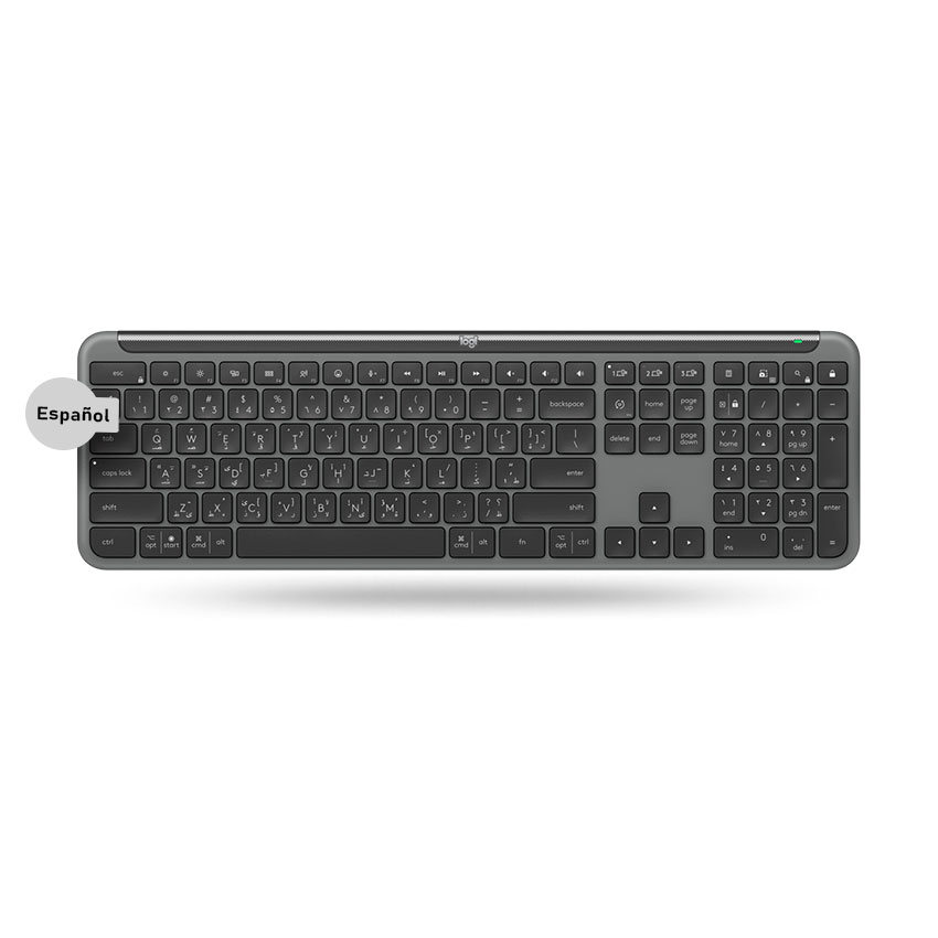 TECLADO LOGITECH SIGNATURE SLIM KEYBOARD K950 BLUETOOTH WINDOWS MACOS NEGRO - 1
