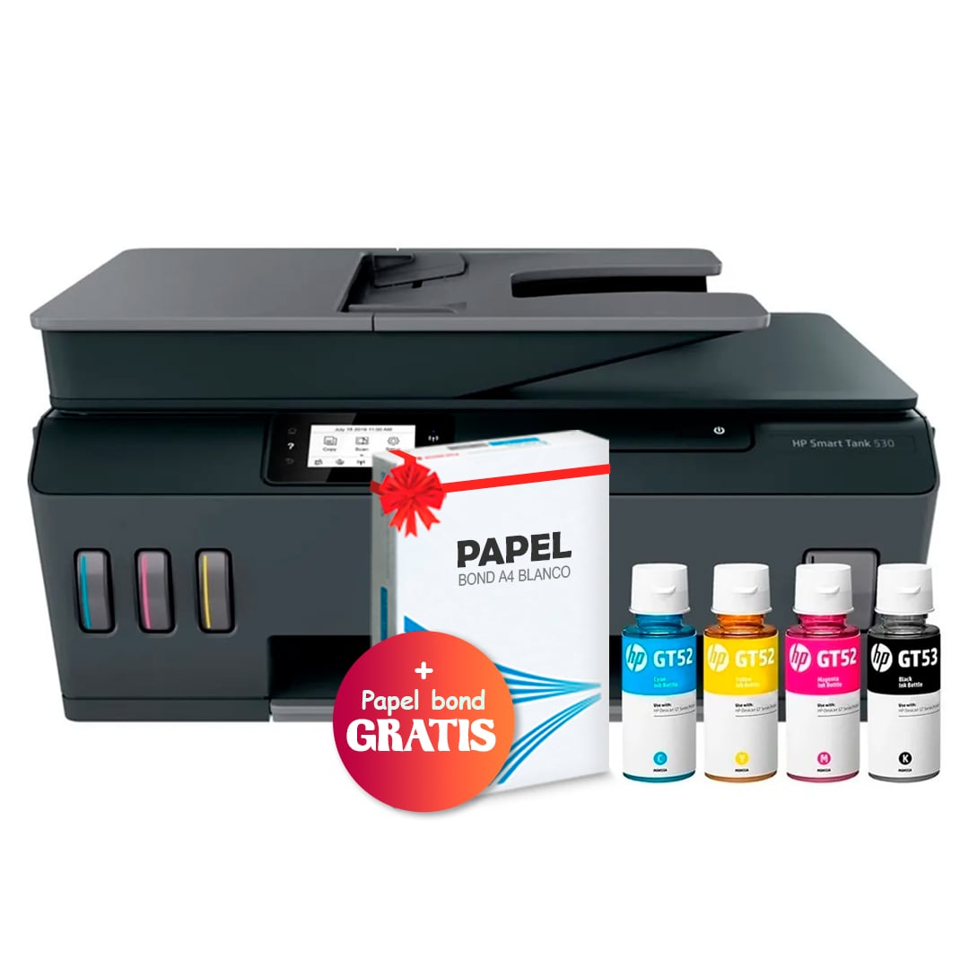 IMPRESORA MULTIFUNCIONAL HP SMART TANK 530 INALÁMBRICA ADF DUPLEX - 1