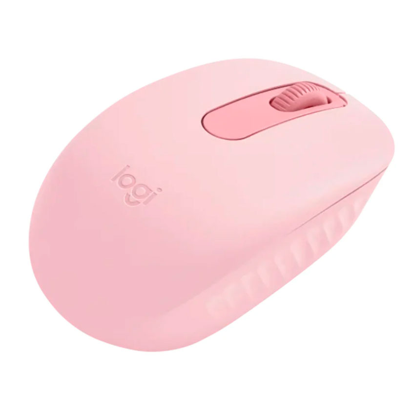 MOUSE LOGITECH M196 BLUETOOTH ROSA COMPACTO Y RECICLADO - 3