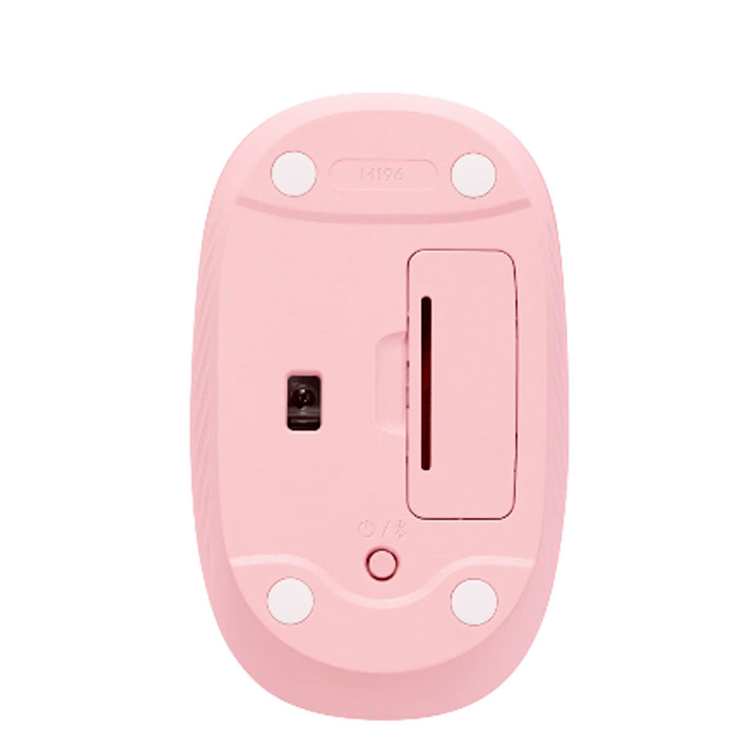 MOUSE LOGITECH M196 BLUETOOTH ROSA COMPACTO Y RECICLADO - 5