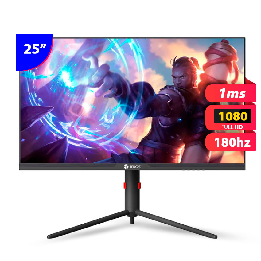 MONITOR TEROS TE-2474G 24.5″ IPS FHD 180HZ 1MS FREESYNC - 1