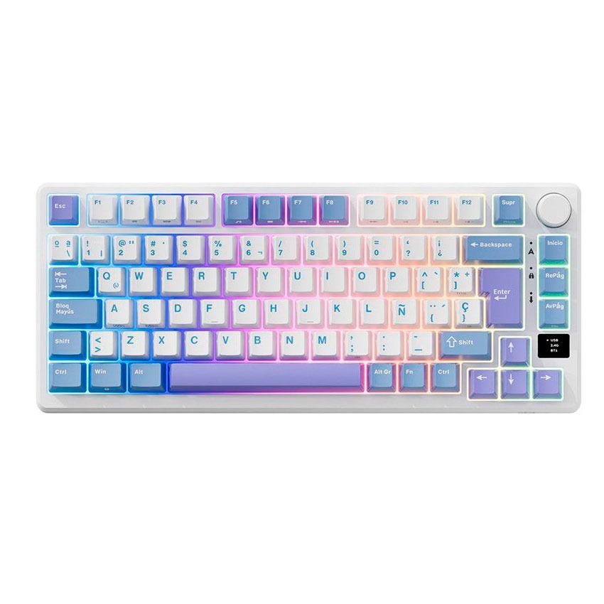 TECLADO ROYAL KLUDGE INALÁMBRICO RK-M75 TARO - 1