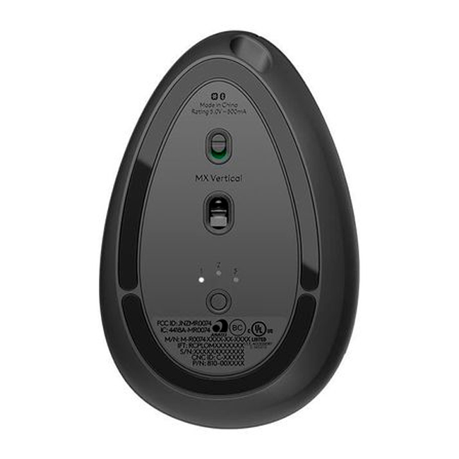 MOUSE LOGITECH MX VERTICAL ERGONÓMICO AVANZADO CON CONECTIVIDAD DUAL - 5