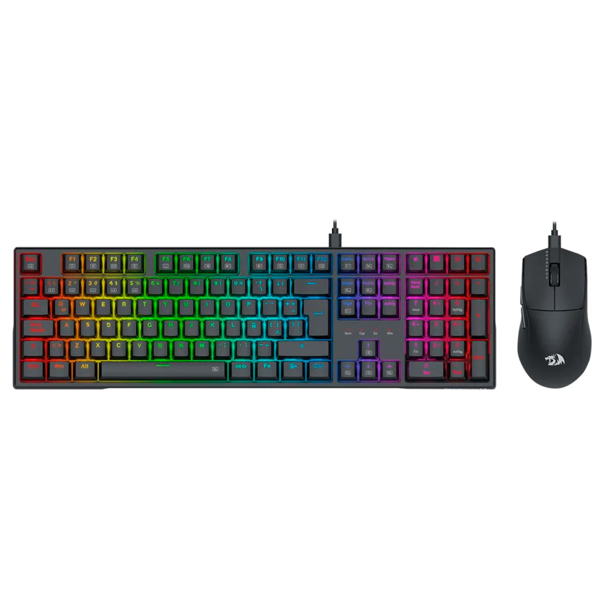 COMBO REDRAGON S146-SP TECLADO TRUNDLE K668+ MOUSE M724 - 1