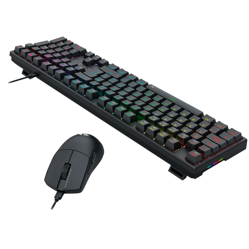 COMBO REDRAGON S146-SP TECLADO TRUNDLE K668+ MOUSE M724 - 3