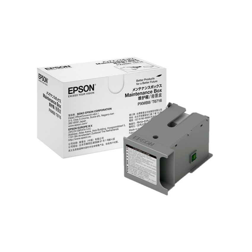 CAJA DE MANTENIMIENTO EPSON T6716 PARA IMPRESORAS WORKFORCE - 1