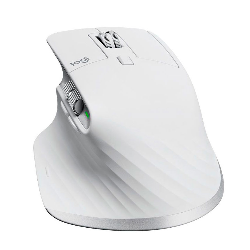 MOUSE LOGITECH MX MASTER 3S WHITE ERGONÓMICO SILENCIOSO Y PRECISO - 3