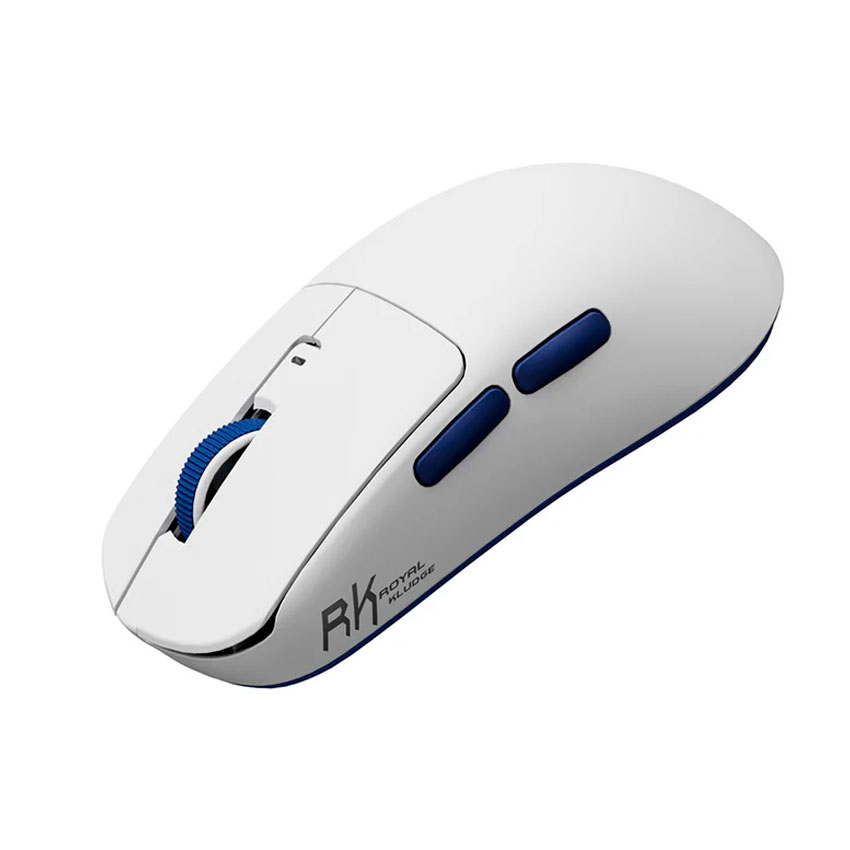 MOUSE ROYAL KLUDGE M30 INALÁMBRICO WHITE BLUE PRECISIÓN Y TRIPLE CONEXIÓN - 4