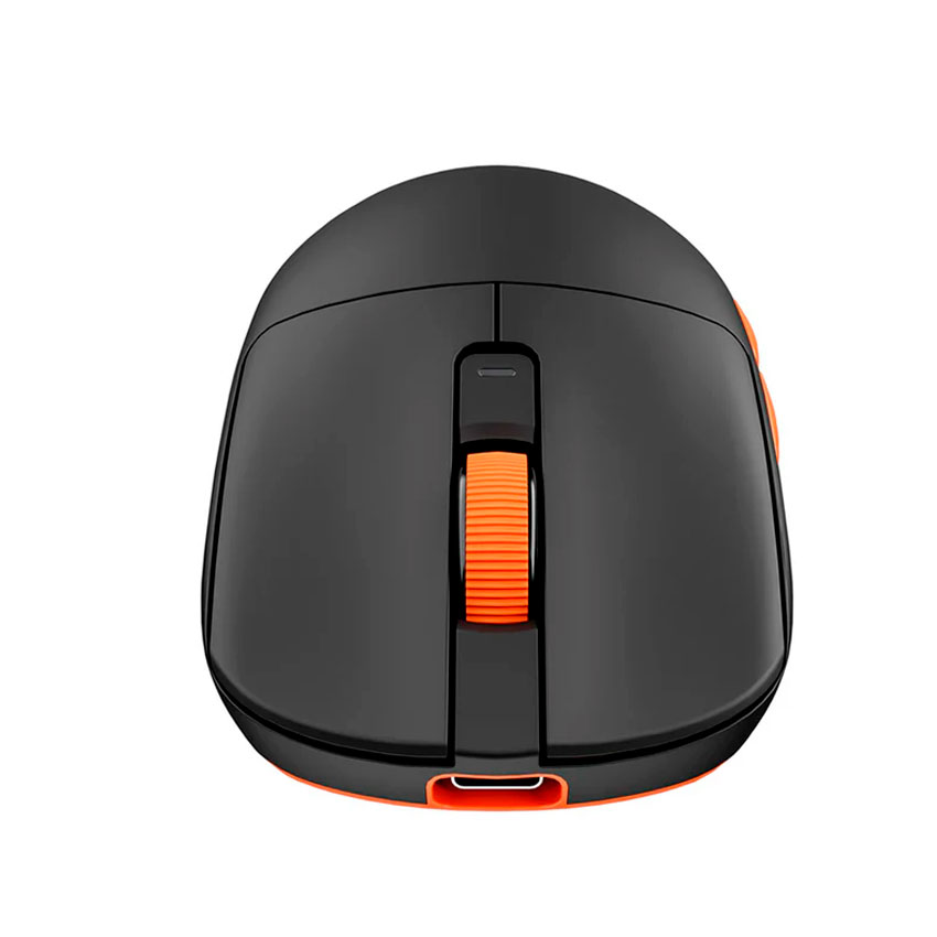 MOUSE INALÁMBRICO ROYAL KLUDGE M30 BLACK ORANGE TRIPLE CONEXIÓN - 3