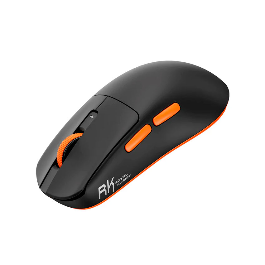 MOUSE INALÁMBRICO ROYAL KLUDGE M30 BLACK ORANGE TRIPLE CONEXIÓN - 4