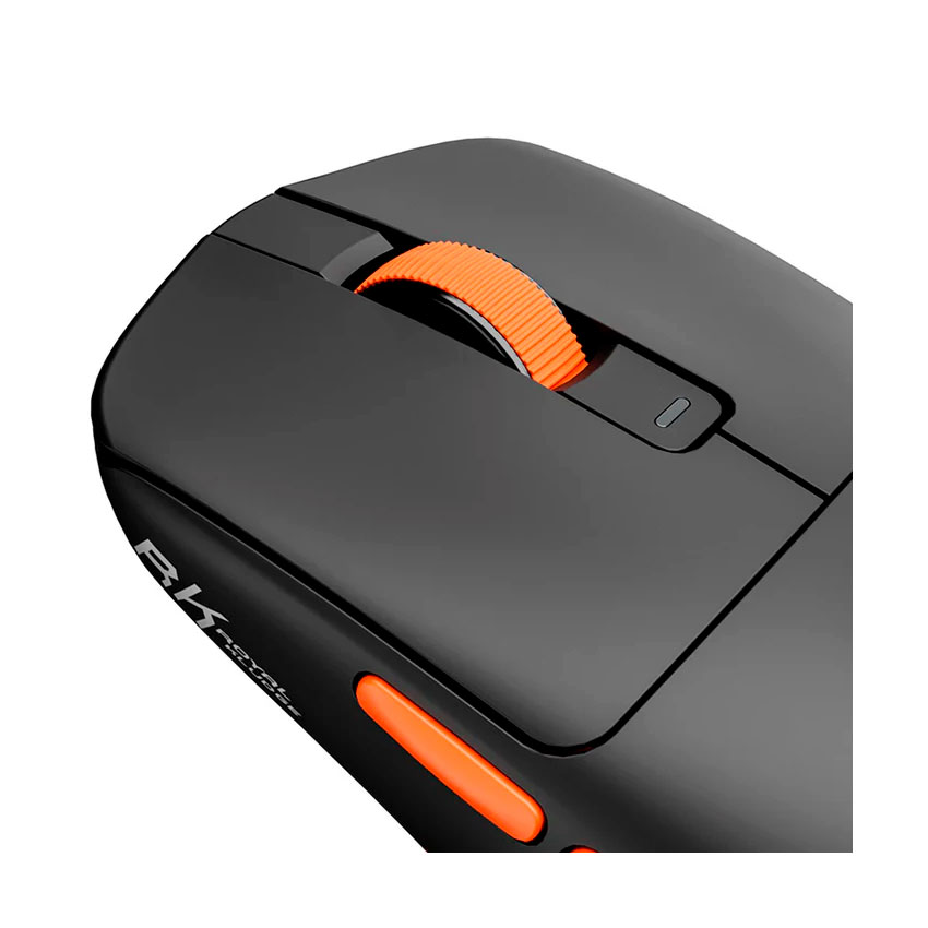 MOUSE INALÁMBRICO ROYAL KLUDGE M30 BLACK ORANGE TRIPLE CONEXIÓN - 5