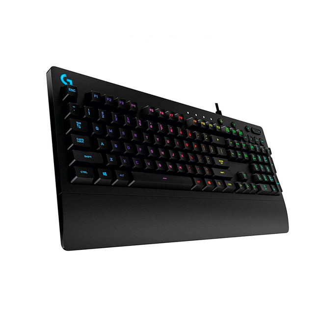 TECLADO GAMER LOGITECH G213 RGB CON REPOSAMANOS Y RESISTENCIA A SALPICADURAS - 2