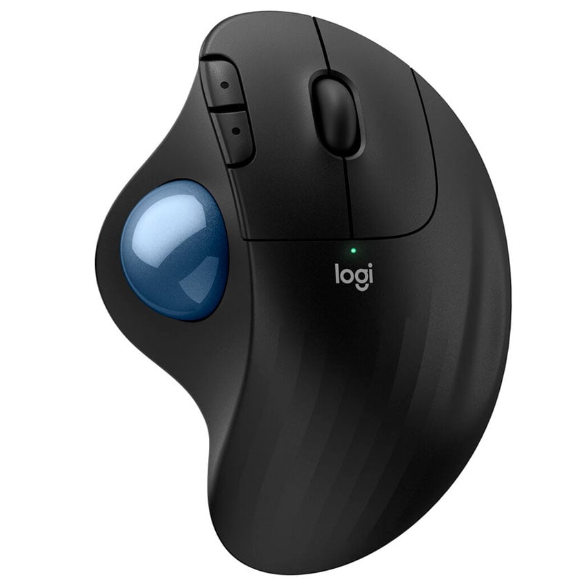 MOUSE LOGITECH ERGO M575S TRACKBALL SILENT WIRELESS BOLT/BLUETOOTH USB-A BLACK - 1