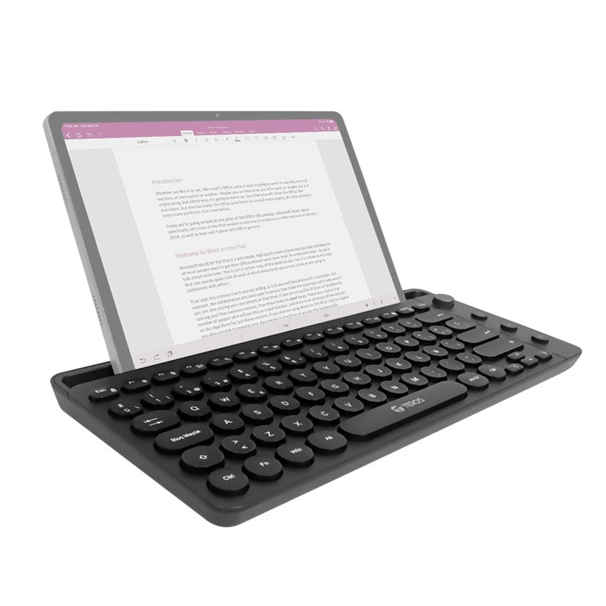 TECLADO INALÁMBRICO TEROS TE-4064N USB Y BLUETOOTH - 1