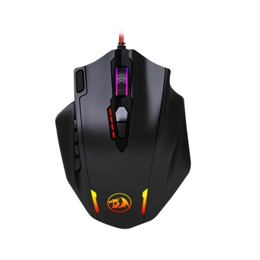 MOUSE GAMER REDRAGON IMPACT M908 CON 18 BOTONES NEGRO RGB - 3