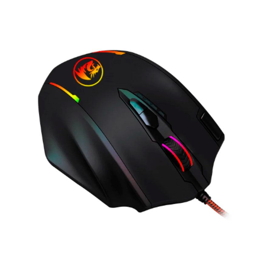 MOUSE GAMER REDRAGON IMPACT M908 CON 18 BOTONES NEGRO RGB - 4