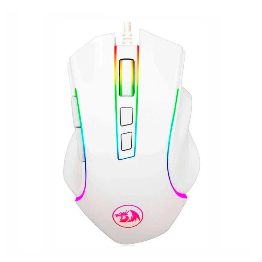 MOUSE GAMER REDRAGON GRIFFIN M607W – WHITE – RGB - 1