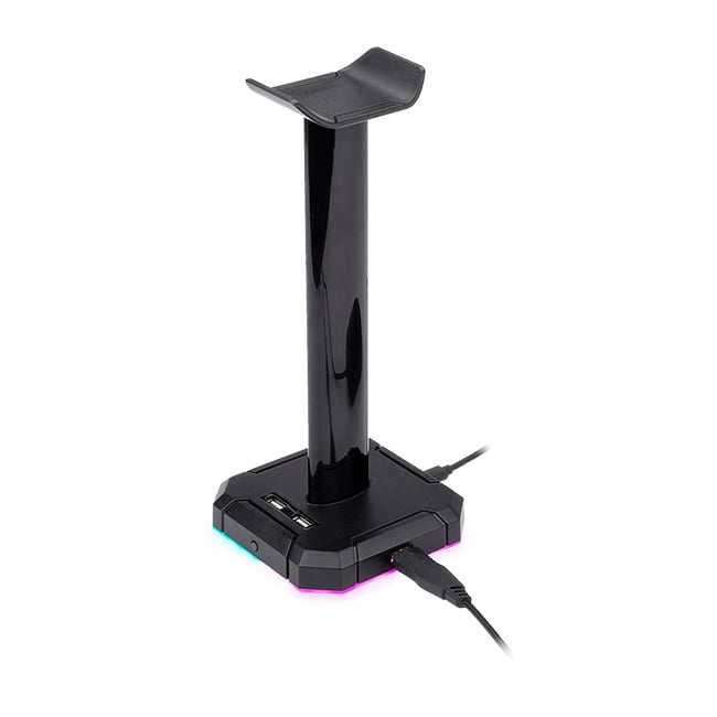 SOPORTE PARA AURICULARES CON HUB USB REDRAGON SCEPTER PRO HA300 - 1
