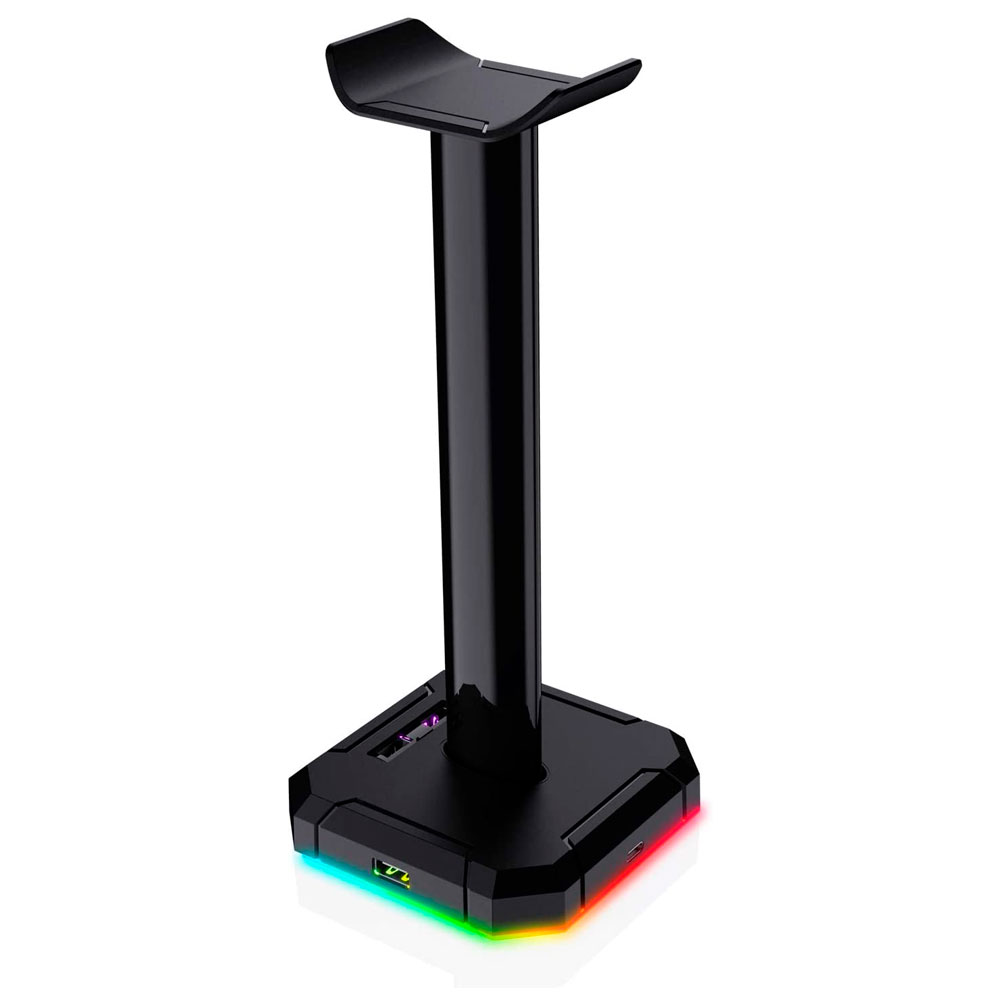 SOPORTE PARA AURICULARES CON HUB USB REDRAGON SCEPTER PRO HA300 - 5