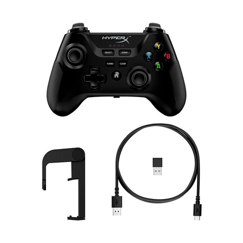 GAMEPAD MANDO HYPERX CLUTCH BLUETOOTH USB PC Y ANDROID NEGRO - 2