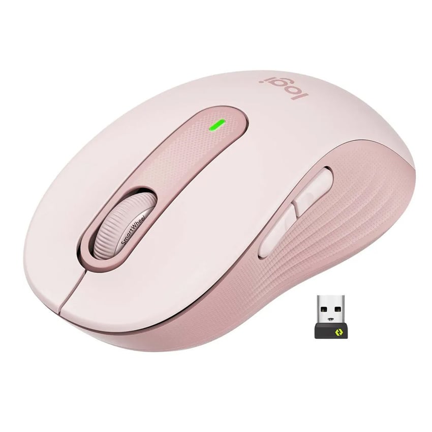MOUSE LOGITECH SIGNATURE M650 SILENT WIRELESS/BLUETOOTH ROSA - 2