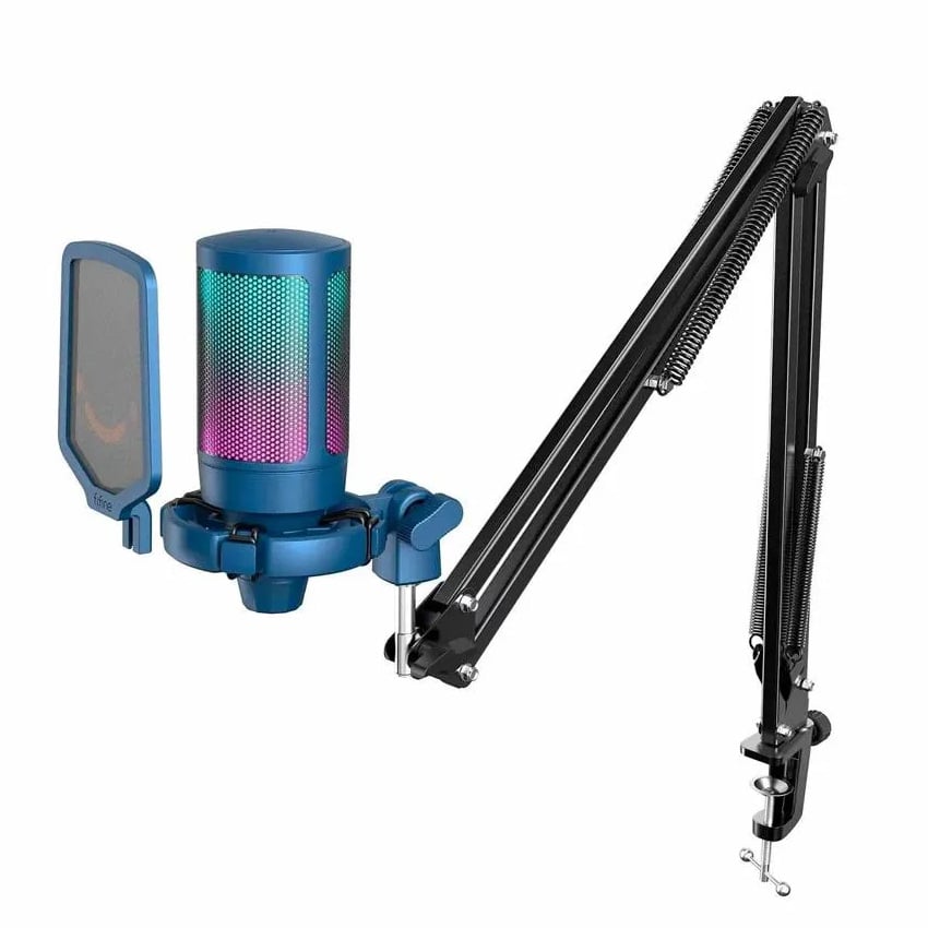 MICRÓFONO FIFINE A6T BLUE SOPORTE DE BRAZO - 1
