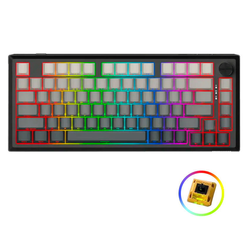 TECLADO MECÁNICO REDRAGON PENUMBRA K687GG PRO WIRELESS RGB 75% - 1