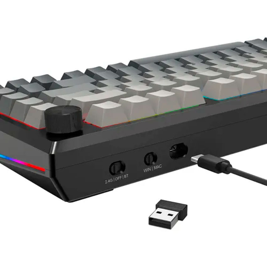 TECLADO MECÁNICO REDRAGON PENUMBRA K687GG PRO WIRELESS RGB 75% - 4