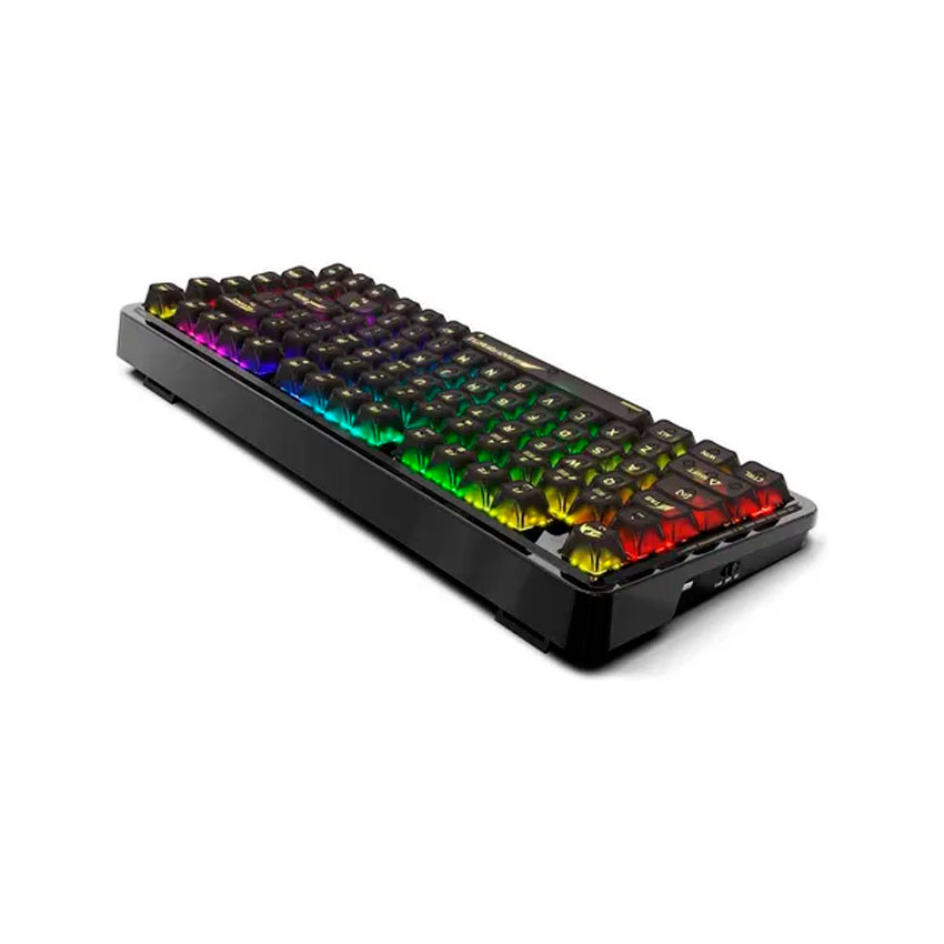TECLADO MECÁNICO REDRAGON ELF PRO K649CTB RGB-PRO WIRELESS, 75%, INGLÉS - 2