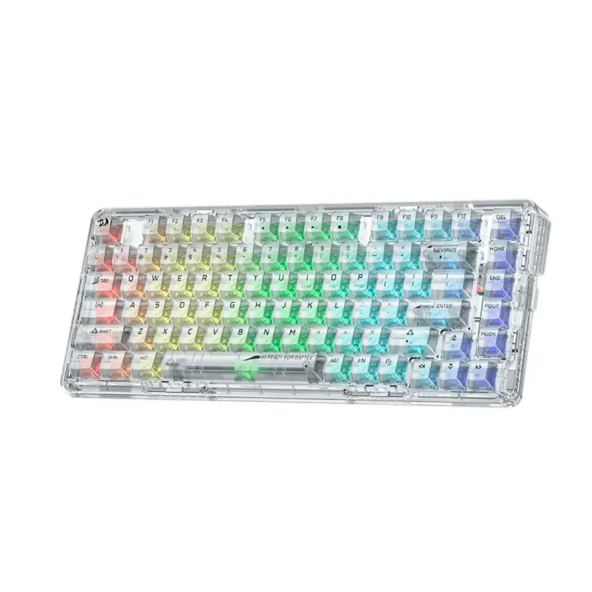 TECLADO MECÁNICO REDRAGON ELF PRO K649CT TRANSLÚCIDOS BLANCO - 2