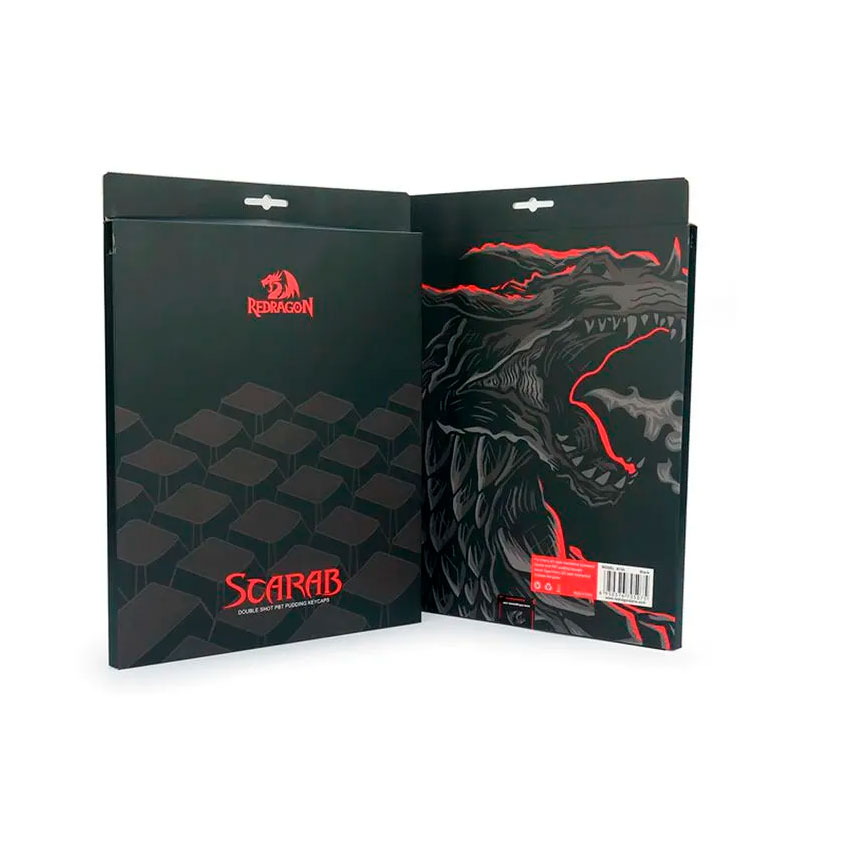 KEYCAPS REDRAGON SCARAB, ESPAÑOL LATINOAMERICANO A130P-SP ROSA - 4