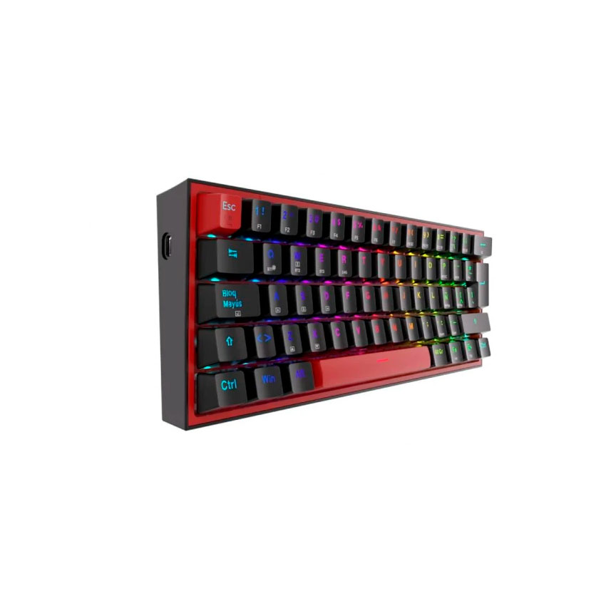 TECLADO REDRAGON FIZZ PRO K616-RGB-B WIRELESS 60% BLACK - 2