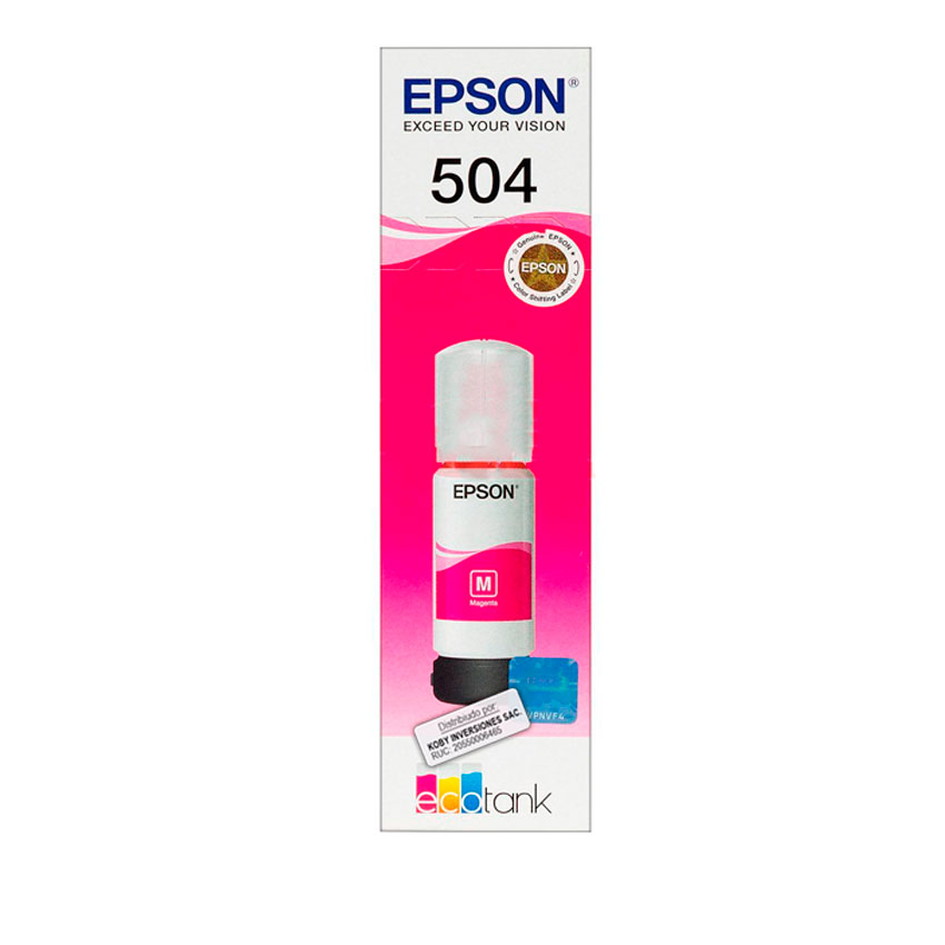 TINTA EPSON 504 MAGENTA T504320-AL BOTELLA 70 ML - 3