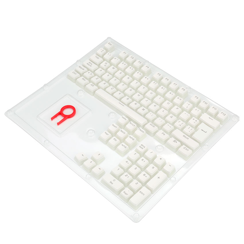 KEYCAPS TECLAS REDRAGON SCARAB BLANCO ESPAÑOL LATAM A130W-SP - 2