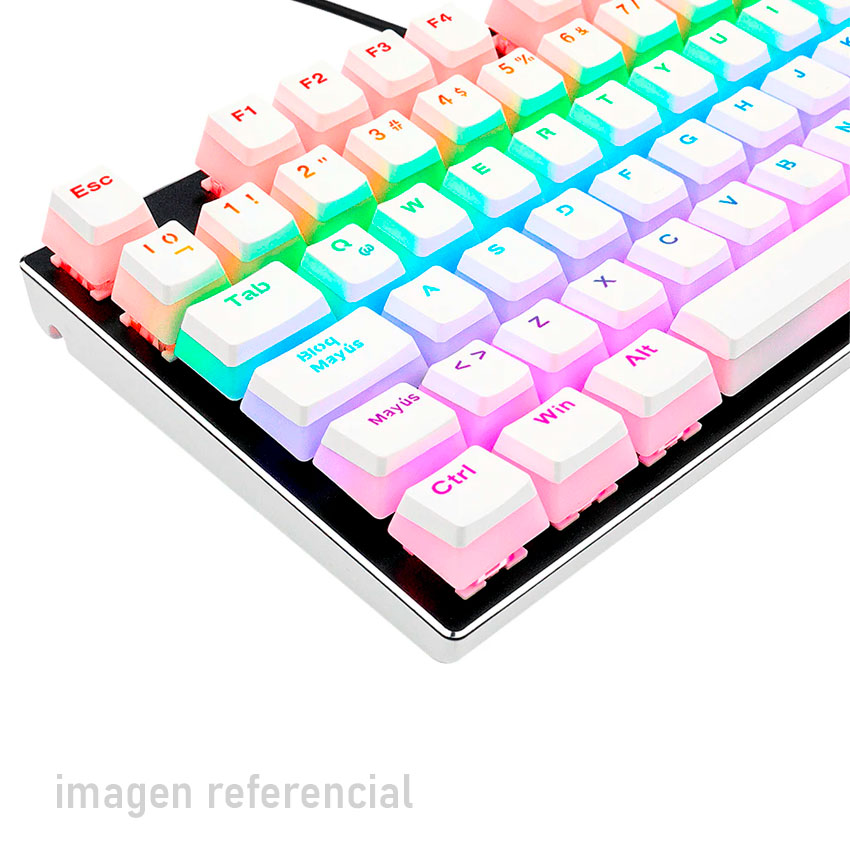KEYCAPS TECLAS REDRAGON SCARAB BLANCO ESPAÑOL LATAM A130W-SP - 3